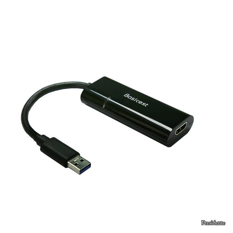 3.0 to HDMI グラフィック 変換 アダプター ケーブル Displaylink チップ使用 Win10対応
