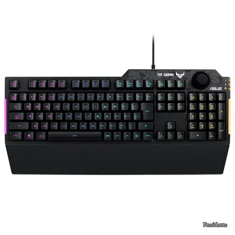 【送料無料】ゲーミングキーボード RA04 TUF GAMING K1/JP 専用ボリュームノブ 防水 RGB照明 リストレスト