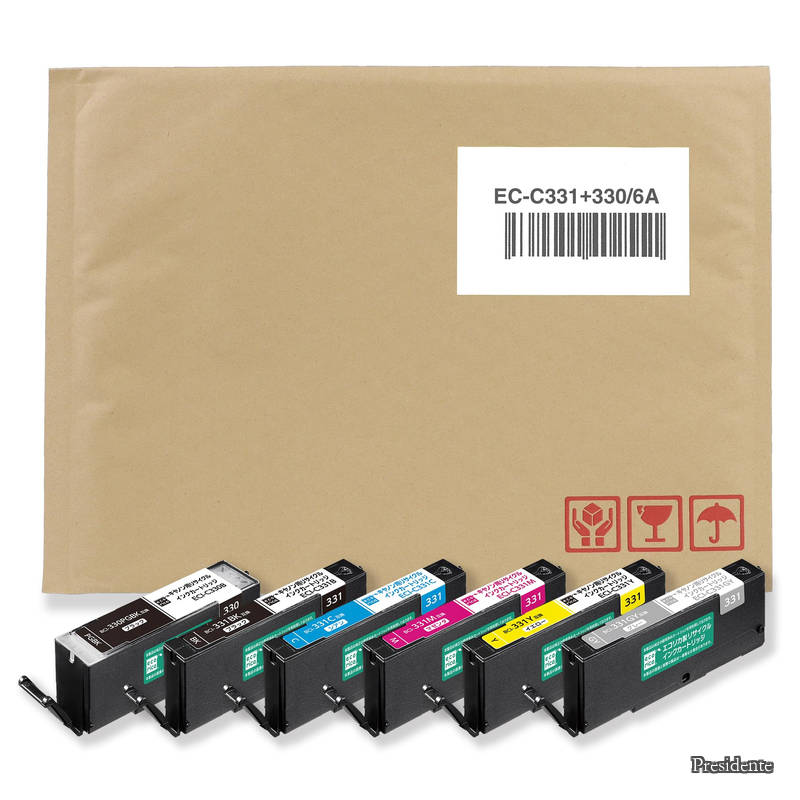 【送料無料】キヤノン BCI-331+330/6MP対応リサイクルインク 通常容量 6色パック TS ...