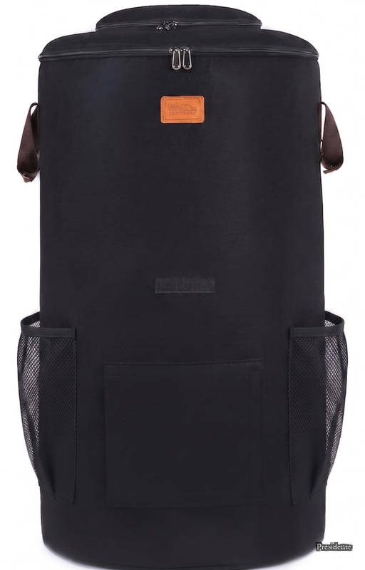 コンポスト 125L (単品) ブラック 大型  屋外 生ゴミ処理 容器 雑草 枝葉も分解 堆肥 下部取り出し口付 呼吸する不織布バッグ