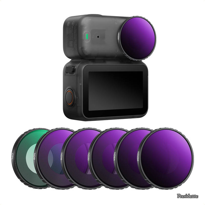 【送料無料】CONCEPT Osmo Nano 用フィルターセット(CPL+ND8+ND16+ND32+ND64+ND256) NDフィルター CPLフィルター レンズ保護 AGC光学ガラス 高透過率 プロテクトフィルター 減光量調整 反射除去 28層ナノコーティング 撥水防汚 装着簡単