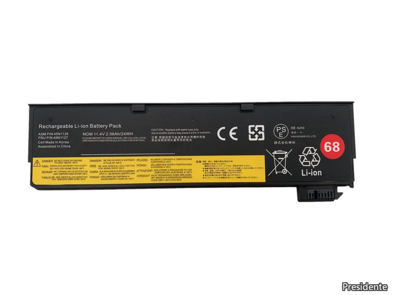 【送料無料】Lenovo ThinkPad X240 X240S X250 X250S X260 X270 T440 T440S T450 T450S T460 T460P T550 T560用 11.4V 2.06Ah 24Wh 3セル 高性能互換バッテリー 45N1126 45N1127 PSE認証
