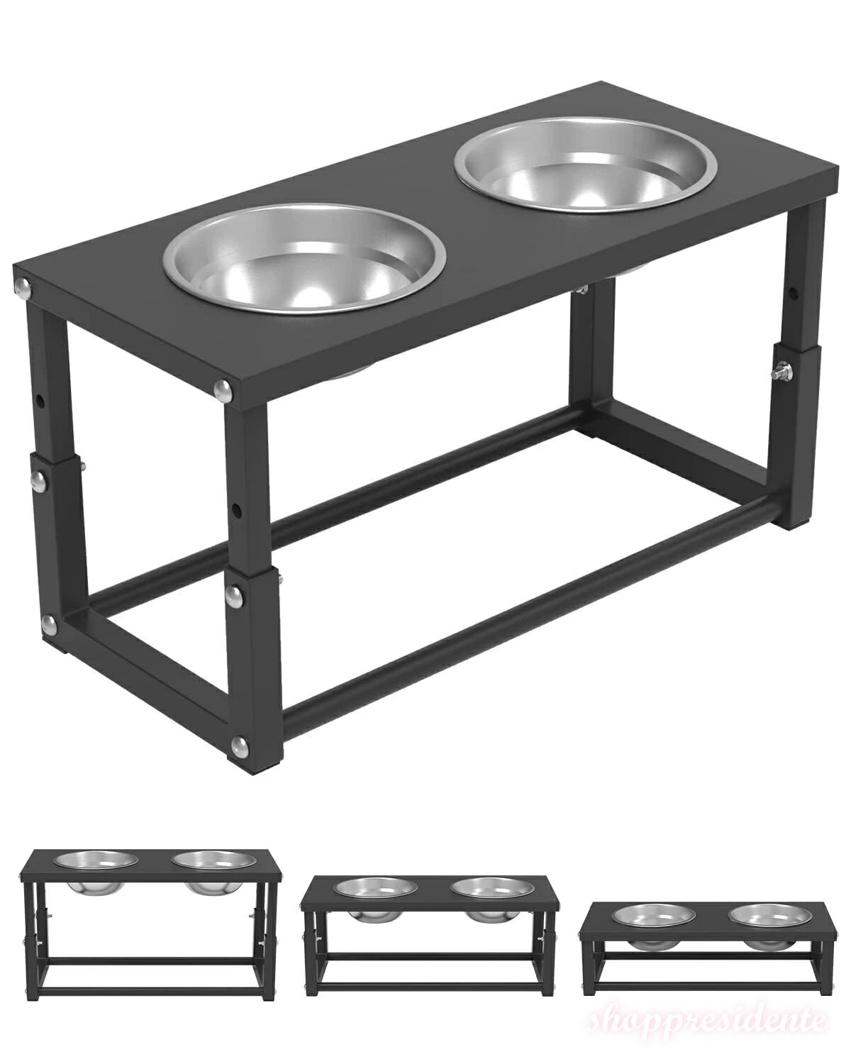 フードボウル食器台犬猫えさ入れ高度...