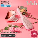 タングルティーザー TANGLE TEEZERギフトセット 2点 コンパクトスタイラー ザ アルティメットディタングラー ヘアブラシ ヘアケア 艶髪 おしゃれ 正規品 魔法のブラシ くし 携帯用 美容 ヘアサロン 即日 即日発送