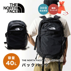 【30日返品保証】 ノースフェイス THE NORTH FACE ザ・ノース・フェイス NF0A52SF リュック バッグ バックパック リックサック ブラック BLACK KX7 ROUTER ルーター 大容量 40L 誕生日 プレゼント 日付指定