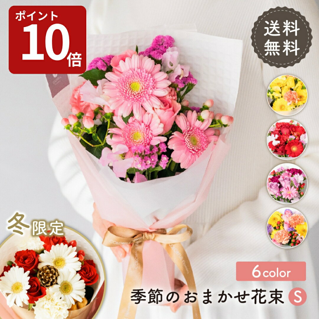 季節のおまかせ 花束Sサイズ 韓国ラッピング 花束 生花 花市場から直送 ガーベラ バラ カーネーション お祝い 誕生日 記念日 プレゼント ギフト 3000円 ラッピング メッセージカード ザワウギフト クリスマス お歳暮