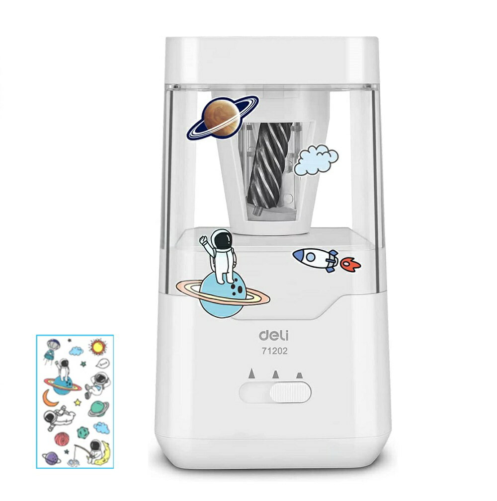 電動 えんぴつ削り 鉛筆削り 可愛い ステッカー付き 大人気 おすすめ 子供 電動シャープナー かわいい 乾電池 デッサン まとめ買い特価 入学祝い 女の子 新学期のプレゼント 鉛筆けずり 男の子 小学生 美術 日本語説明書付き ペン削り Usb電源供給