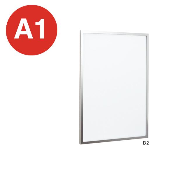 Rakuten - POPパネル AP350 S A1 ステン　almode ベルク 店舗用品 販促 ポスターフレーム ポスター パネル フレーム 額縁 4辺開閉 屋内 壁面 壁掛け 直付け