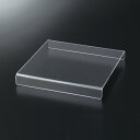 小物ディスプレイ台 S W200×D200×H25mm 1個 店舗用品 ディスプレイ用品 商品 陳列 アクリルステージ アクリルディスプレイ ディスプレイ台 台 スタンド ステージ 展示台 コの字型 ロータイプ 耐荷重1.2kg アクリル 透明 クリア