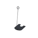 リングスタンド ブラック TO-20-BK | H200mm 店舗用品 販促 POP カード立て ポップスタンド クリップスタンド 価格表示 プライス リング 卓上 ステンレス