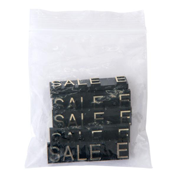 プライスキューブ 補充用 単品 L 黒/金文字 SALE 各パーツ×5粒 プライス表示 価格表示 プライスカード プライス スタンド ブロック パーツ ディス...
