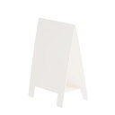 テーブルA POP 両面 ホワイト M (1枚入) 店舗用品 レジ回り用品 卓上サイン テーブルサイン 無地・番号プレート