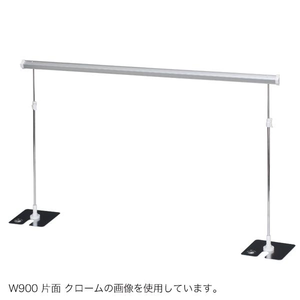 多くのPOPをまとめて表示。ワンタッチ式レールで見やすく、すっきりとPOPを並べてアピール効果抜群!スーパーの冷ケースやゴンドラなどで大活躍■種別／片面■ポスターハンガーサイズ／W1200mm■カラー／クローム■総高／450〜750mm■ベース／135×135mm■素材／アルミ、スチール、樹脂■セット内容／スタンド×2、ポスターハンガー×1、両面テープ×2メーカー・委託先在庫のため在庫確認が必要な商品です。予期せぬ欠品・廃番の可能性がございます。