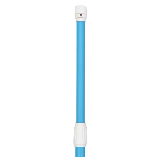 Rakuten - 2.4mのぼりオリジナルポール 水色　｜　1.32〜2.4m伸縮 直径22mm　店舗用品 展示会 イベント のぼりポール のぼり竿 のぼり旗 のぼり 竿 ポール 伸縮棒 長さ調整可能 横棒付
