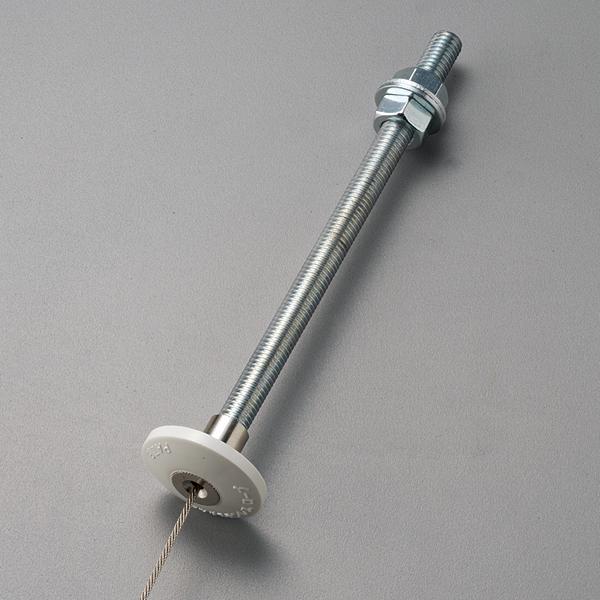 乐天商城 - 天井部TW15 天井吊りワイヤー φ1.5mm 長さ1000mm 1m ストレートワイヤー ステンレスロープ 合金 ニッケルメッキ ABS樹脂 ギャラリー 美術館 店舗 ディスプレイ 住空間 住宅 アートレール 展示用レール 【参考使用荷重15kg】