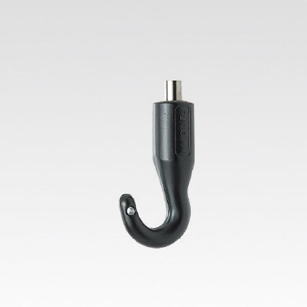 AF-3 ブラック φ1.0〜1.2用 アラカワワイヤーハンギングシステム 中間金具 フック 展示用品 ワイヤーグ..