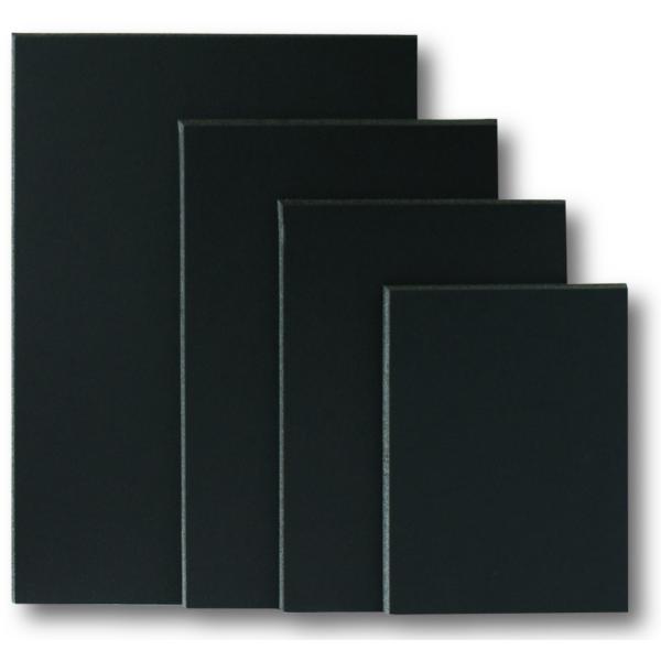 ブラックボード 7mm厚 B3（364×515mm） 7BL-B3 | アルテ スチレンボード 発砲ボード 発泡パネル 発泡スチロールボード パネル 板 カラーボード 両面紙貼り 糊なし 芯まで黒い ブラック