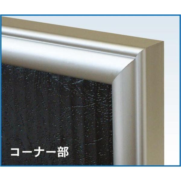 アールシャドー 三三 454×605mm ブラック RS-G2-BK アルテ ポスターフレーム ポスターパネル 額縁 アルミ パネル フレーム ポスター 用紙 壁 壁掛け