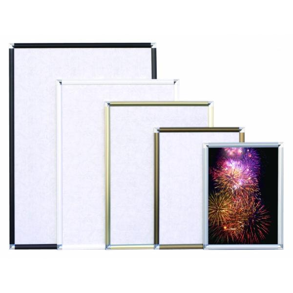 ポップフレーム 620×920 ブロンズ DR-P3-BN アルテ ポスターフレーム ポスターパネル 額縁 アルミ ポスター 壁面 直付け 吊り下げ フロントオープン