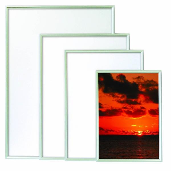 イレパネ ワンタッチ B5 シルバー ON-B5-SV アルテ ポスターフレーム ポスターパネル 額縁 アルミ パネル フレーム ポスター 用紙 壁 壁掛け