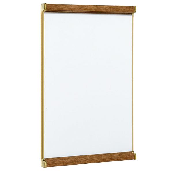 ポスターパネル3523 A3 木目 / サイド ゴールド ベルク almode 店舗用品 販促 ポスター パネル フレー..