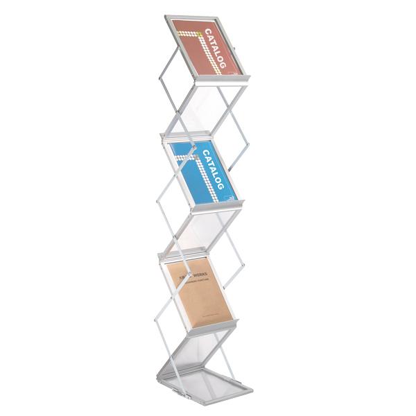 モバイルパンフレットスタンド クリアパネル チラシ パンフレット カタログ スタンド 店舗用品 販促 オ..
