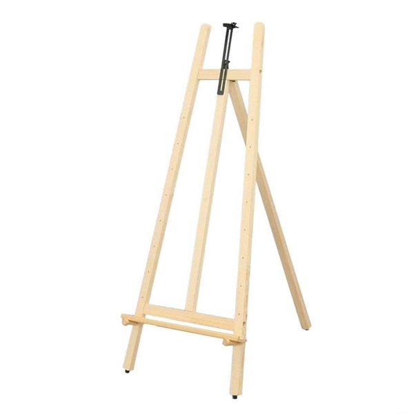 乐天商城 - ESL-2 IRイーゼル ナチュラル アイリスオーヤマ 高130cm 木製 イーゼル メニュー ウェルカムボード 看板 店舗 飲食店 カフェ 美術 芸術 絵画 おしゃれ 看板立てかけ スタンド 天然木 パネルスタンド