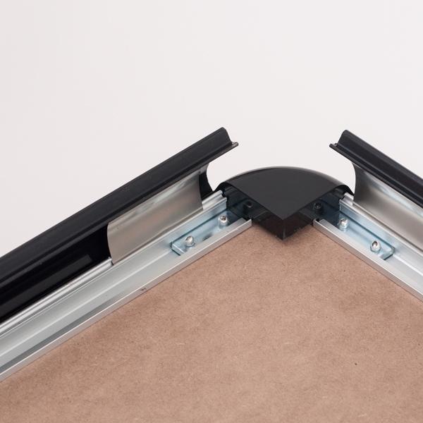 ポスターフレーム B1 メディアグリップ (MG-44R) 屋内B1サイズ ゴールド/ 額縁 額 ポスターパネル グリップ 看板 表 壁固定 前開き フロントオープン 店舗 飲食店 金 ポスター フレーム 店舗用 掲示板 パネルフレーム