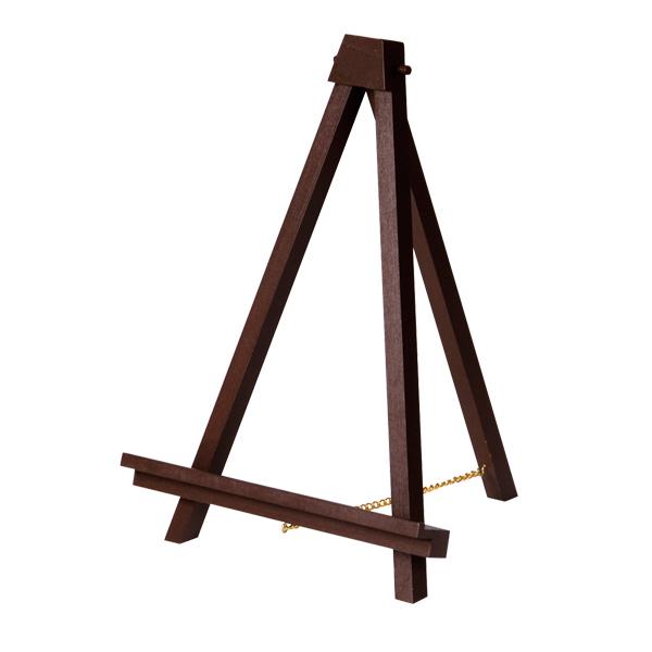 ミニカラーイーゼル オーク W250×D220×H320 木製 ミニイーゼル 絵画 アート スタンド POP インテリア ..