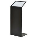 ライティングスペックスタンドA4横 ブラック LEDスタンドサイン 電飾サイン 電飾スタンド 電飾スタンド看板 看板電飾 スタンド看板電飾 置き看板電飾 ledスタンド看板 電飾立て看板 電飾看板スタンド 電飾看板 電飾置き看板