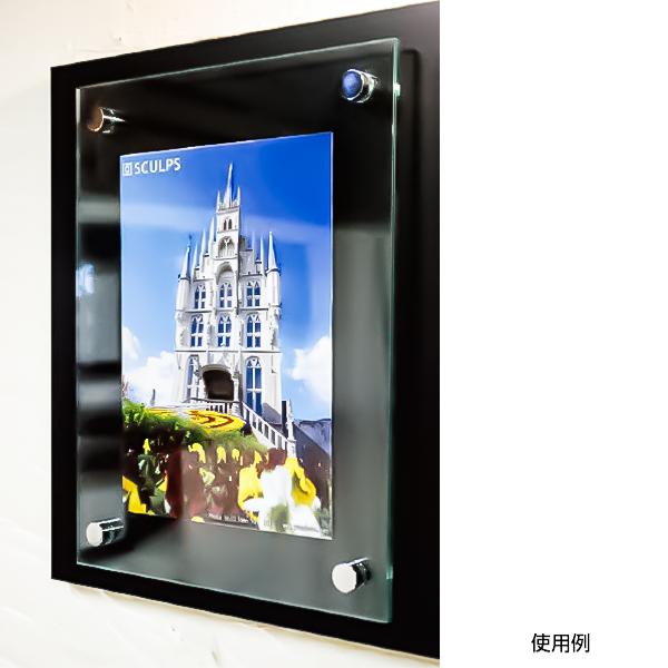 ショートサインナット φ16-10 真鍮クロームメッキ φ16mm ねじ部13.5mm 胴部10mm 取り替え簡単 小さめ 飾りビス 店舗用品 スカルプス スタイリッシュ 店舗サイン 案内板 壁付 ディスプレイ 店舗用品 業務用【ビス別売】 2