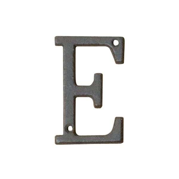 アイアンアルファベット E 店舗用品 販促用品 切文字 看板 木製ボード