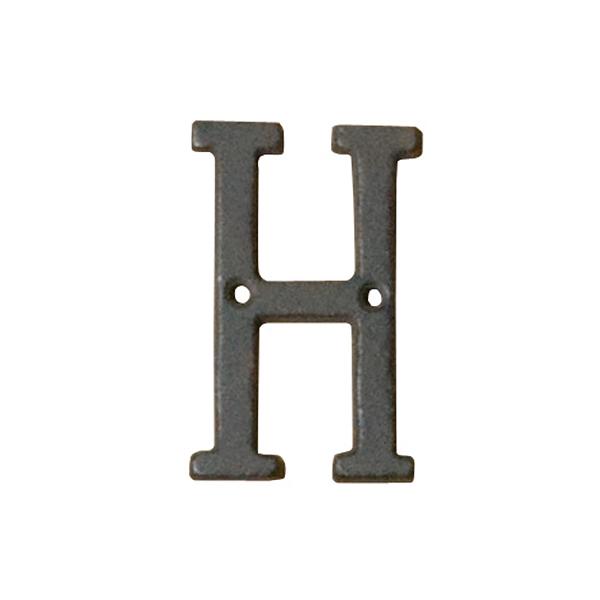 樂天商城 - アイアンアルファベット H 店舗用品 販促用品 切文字 看板 木製ボード