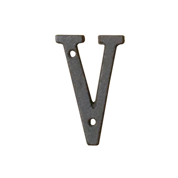 Rakuten - アイアンアルファベット V 店舗用品 販促用品 切文字 看板 木製ボード