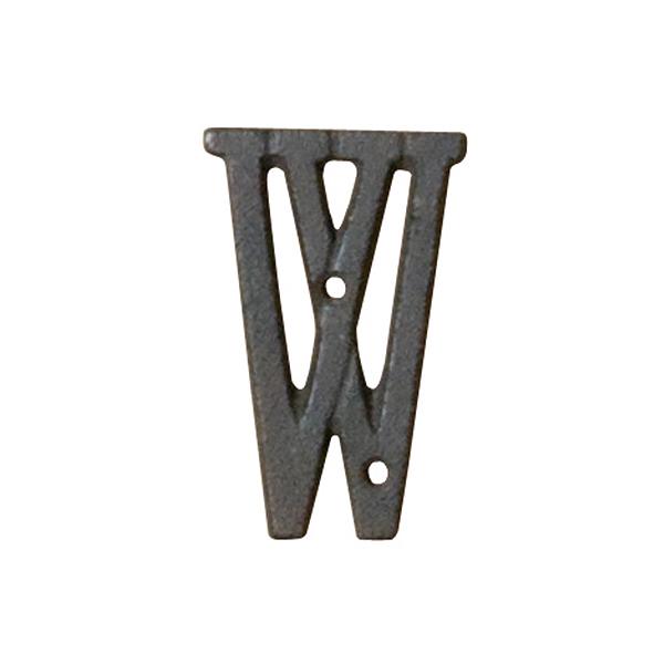 乐天商城 - アイアンアルファベット W 店舗用品 販促用品 切文字 看板 木製ボード