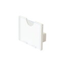 カードホルダー φ6mmフック用 小 W46×H33mm 1個バラ フックハンガー用プライスカード入 角バー用フック 値札ホルダー プライスホルダー 価格表示 値札 ケース
