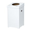 ペーパーエコダストBOX 90L用 90L 90リットル ゴミ箱 ごみ箱 分別 シール付き ダンボール 段ボール 大容量 ダストボックス ローコスト エコ W40×D41×H74cm、投入口φ240mm