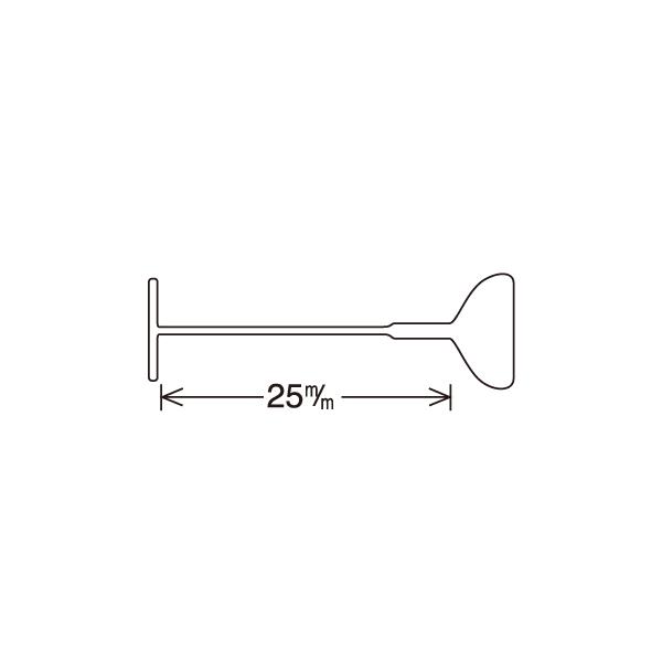 楽天ショップスアシスト　楽天市場店バノックピン U-Pin Ux-25mm 店舗用品 ピン・タグ付 プライス用品 備品 アパレル