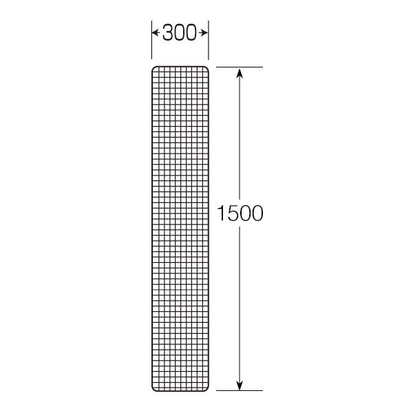 ネット 白 30cm×150cm ホワイト メッシュパネル 壁面収納 展示用 家庭用 業務用 DIY ワイヤーネット 万能ネット キッチン 洗面 店舗 店舗用品 収納 壁 スペース活用 網 メッシュ 業務用ネット