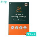 【Block&Care】紫外線遮断ゴルフストッキング UVカット ゴルフ ストッキング`/ブラック (Non-Slip) 200D 秋冬用