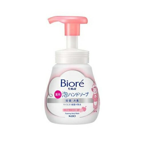 【12個セット】【1ケース分】花王 ビオレu 泡ハンドソープ フルーツの香り ポンプ(240ml)×12個セット 1ケース分【正規品】