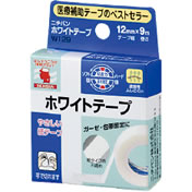 【即納】 ニチバン ホワイトテープ(12mmX9m)　 【正規品】