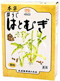 本草 ほうじはとむぎ 12g*32包 商品説明 『本草 ほうじはとむぎ 12g*32包 』 ◆はとむぎの歴史は古く、約300年前の「本朝食鑑」(1695)に「香煎或は古加志(コガシ)」とある如く、はとむぎを煎じて茶に代用、昔から多くの人々が利用し、活用して今日に受け継がれております。「本草 ほうじはとむぎ」は、はとむぎの風味が損なわれないよう調整し、香ばしくおいしくお飲みいただけます。 本草 ほうじはとむぎ 12g*32包 　詳細 原材料など 商品名 本草 ほうじはとむぎ 12g*32包 原材料もしくは全成分 はとむぎ、はぶ茶、茶葉、しそ葉、みかんの皮 内容量 12g*32包 販売者 本草製薬 ご使用方法 (1)濃い目の「ほうじはとむぎ」をお好みの方は、沸騰した湯約1000mLの中にティーバッグを入れ、弱火で数分の間、お好みの風味が出るまで煮出してお飲み下さい。 (2)薄い目の「ほうじはとむぎ」をお好みの方は、急須にティーバッグを入れ、お飲みいただく量のお湯を注ぎ、お好みの色が出ましたら茶碗に注いでお飲み下さい。 ご使用上の注意 ・開封後は密封容器にて冷所に保存し、お早めにお召し上がりください。 ・本品は天産物ですので、ロットにより煎液の色、味が多少異なることがあります。 ・煮出し方によってはニゴリを生じることがありますが、品質には問題ありません。/(/F227505/)/ 広告文責 株式会社プログレシブクルー072-265-0007 区分 日用品本草 ほうじはとむぎ 12g*32包 ×3個セット