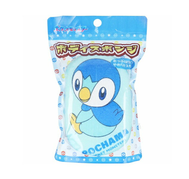 【10個セット】 サンタン ボディスポンジ ポケットモンスター ポッチャマ(1個入)×10個セット【正規品】