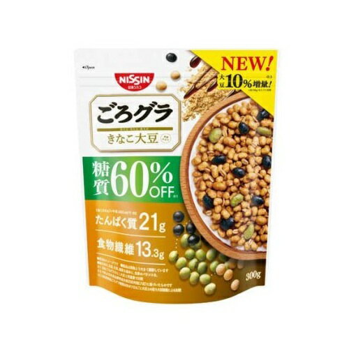 【3個セット】 日清シスコ ごろグラ 糖質60%オフ きなこ大豆(300g)×3個セット【正規品】※軽減税率対象品