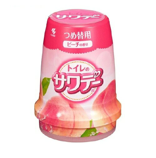 Rakuten - 【10個セット】 小林製薬 サワデー トイレのサワデー ピーチ つめかえ(140g)×10個セット【正規品】