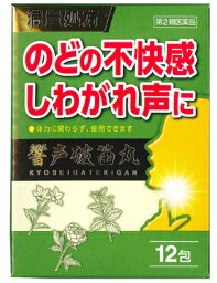 【第2類医薬品】【3個セット】響声破笛丸　12包×3個セット　【正規品】きょうせいはてきがん【t-5】