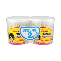 ファミリーケア FCファミリー綿棒 200本入*2コパック 【正規品】 【k】【mor】【ご注文後発送までに1週間前後頂戴する場合がございます】