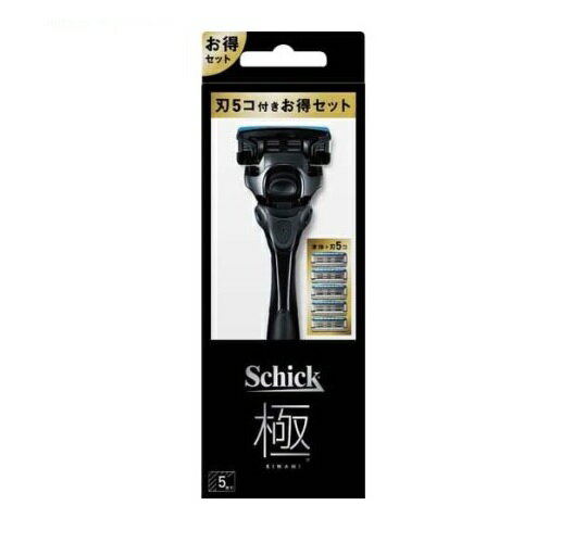 【3個セット】シック 極 コンボパック 本体+刃5個付(1セット)×3個セット 【正規品】【k】【mor】【ご注文後発送までに2週間前後頂戴する場合がございます】