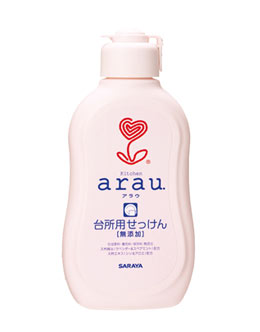 【18個セット】【1ケース分】 arau.(アラウ) 台所用せっけん 無添加 本体　400mL　 ×18個セット　1ケース分 【正規品】【mor】【ご注文後発送までに2週間前後頂戴する場合がございます】